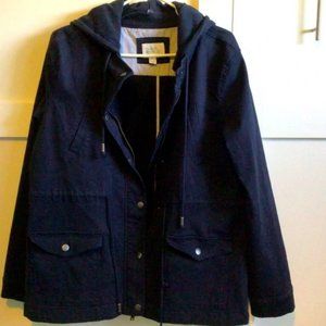 Market & Spruce Navy Blue Cargo Jacket Small